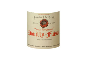 Domaine J.A Ferret - Pouilly-Fuissé - Sous Vergisson Blanc 2010