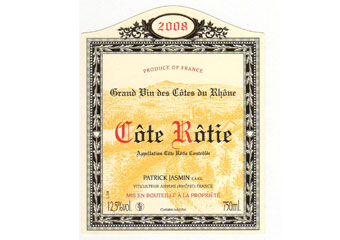 Patrick Jasmin - Côte-Rôtie - Rouge 2008