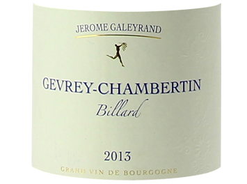 Jérôme Galeyrand - Gevrey-Chambertin - Billard - Rouge - 2013