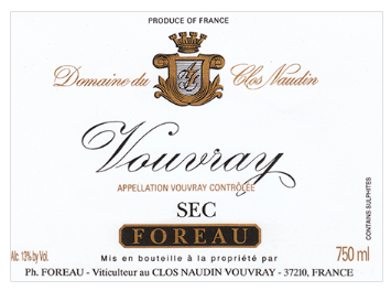 Le Clos Naudin - Vouvray Sec - Blanc - 2016