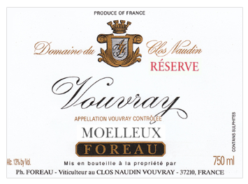 Le Clos Naudin - Vouvray Moelleux - Réserve - Blanc - 2016