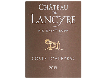 Château de Lancyre - Coteaux du Languedoc - Pic Saint Loup - Coste d'Aleyrac - Rouge - 2019