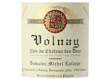 Domaine Michel Lafarge - Volnay 1er Cru - Clos du Château des Ducs - Rouge - 2006