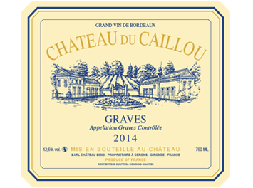 Château du Caillou - Graves - Château du Caillou - Rouge - 2014