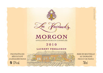 Laurent Perrachon - Morgon - Les Versauds Rouge 2010