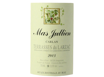 Mas Jullien - Coteaux du Languedoc - Carlan - Rouge - 2013