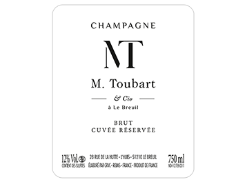 Champagne M. Toubart - Champagne - Brut - Cuvée Réservée de M. Toubart - Bianco