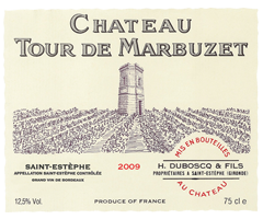 Château Tour de Marbuzet - Saint Estèphe - Rouge 2009