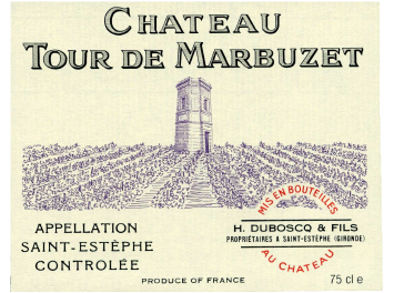 Château Tour de Marbuzet - Saint Estèphe - Rouge - 2010