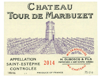 Château Tour de Marbuzet - Saint-Estèphe - Rouge - 2014