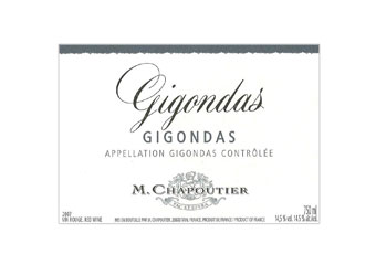 M. Chapoutier - Gigondas - Rouge 2007