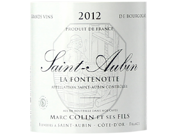 Domaine Marc Colin - Saint Aubin - La Fontenotte - Blanc - 2012