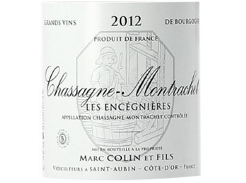 Domaine Marc Colin - Chassagne-Montrachet Les Encégnières - Blanc - 2012