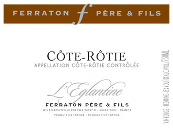 Maison Ferraton - Côte-Rôtie - L'Eglantine - Rouge 2010