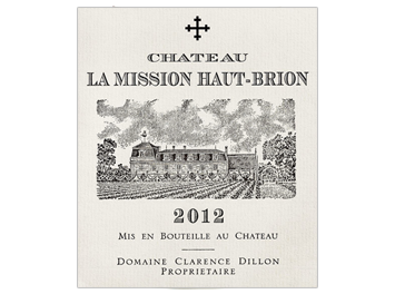 Château La Mission Haut-Brion - Pessac Léognan  - Rouge - 2012