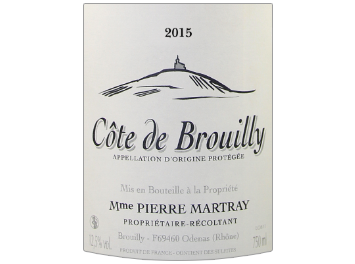 Madame Pierre Martray - Côte de Brouilly - Rouge - 2015