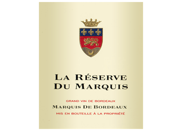 Marquis de Bordeaux - Bordeaux - La Réserve du Marquis - Rouge - 2011