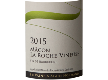 Sylvaine & Alain NORMAND - Mâcon La Roche-Vineuse - Blanc - 2015