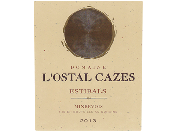 Domaine l'Ostal Cazes - Minervois - Estibals - Rouge - 2013