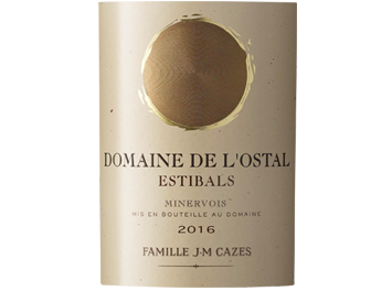 Domaine l'Ostal - Minervois - Estibals - Rouge - 2016