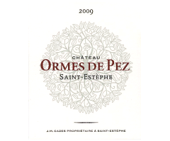 Château Ormes de Pez - Saint-Estèphe - Rouge - 2009