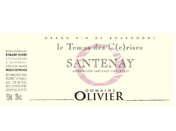 Domaine Antoine et Rachel Olivier - Santenay - Le Temps des C(e)rises - Rouge - 2012