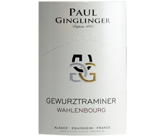 Paul Ginglinger - Alsace - Gewurztraminer Wahlenbourg - Blanc - 2015