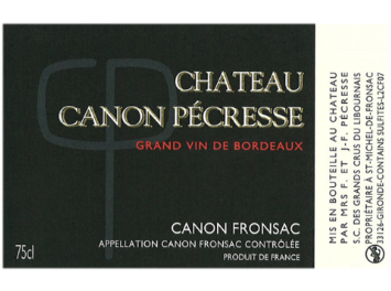 Château Canon Pécresse - Canon Fronsac - Rouge - 2010