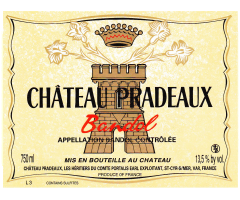 Château Pradeaux - Bandol - Rouge - 2009