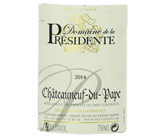 Domaine de la Présidente - Châteauneuf-du-Pape - Lucrèce - Rouge - 2014