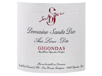 Santa Duc - Gigondas - Aux lieux dits - Rouge - 2013