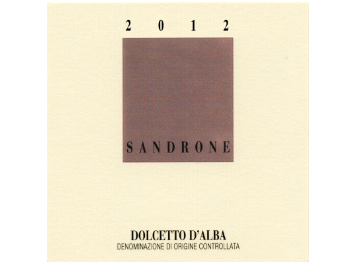 Domaine Sandrone - Dolcetto d'Alba - Rouge - 2012