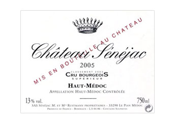 Château Sénéjac - Haut-Médoc - Rouge 2005