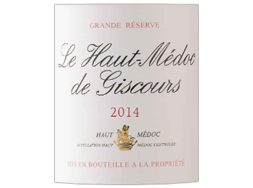 Château Giscours - Haut-Médoc - Le Haut Médoc de Giscours - Rouge - 2014