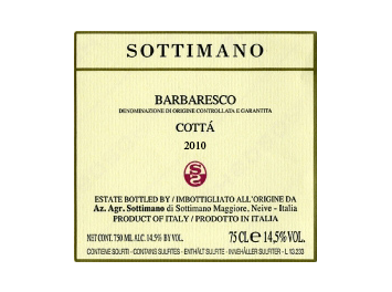 Sottimano - Barbaresco - Cotta - Rouge - 2010