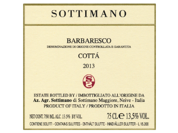 Sottimano - Barbaresco - Cotta - Rouge - 2013