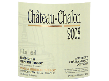 Domaine André et Mireille Tissot - Château-Chalon - Blanc - 2008