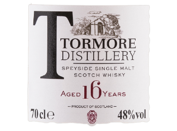 Tormore - Speyside Single Malt Scotch Whisky - 16 ans d'âge