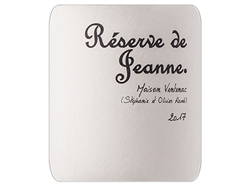 Domaine Ventenac - Cabardès - Réserve de Jeanne - Rouge - 2017