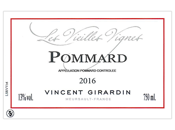 Vincent Girardin - Pommard - Les Vieilles Vignes - Rosso - 2016