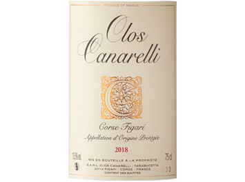 Clos Canarelli - Corse - Rouge - 2018